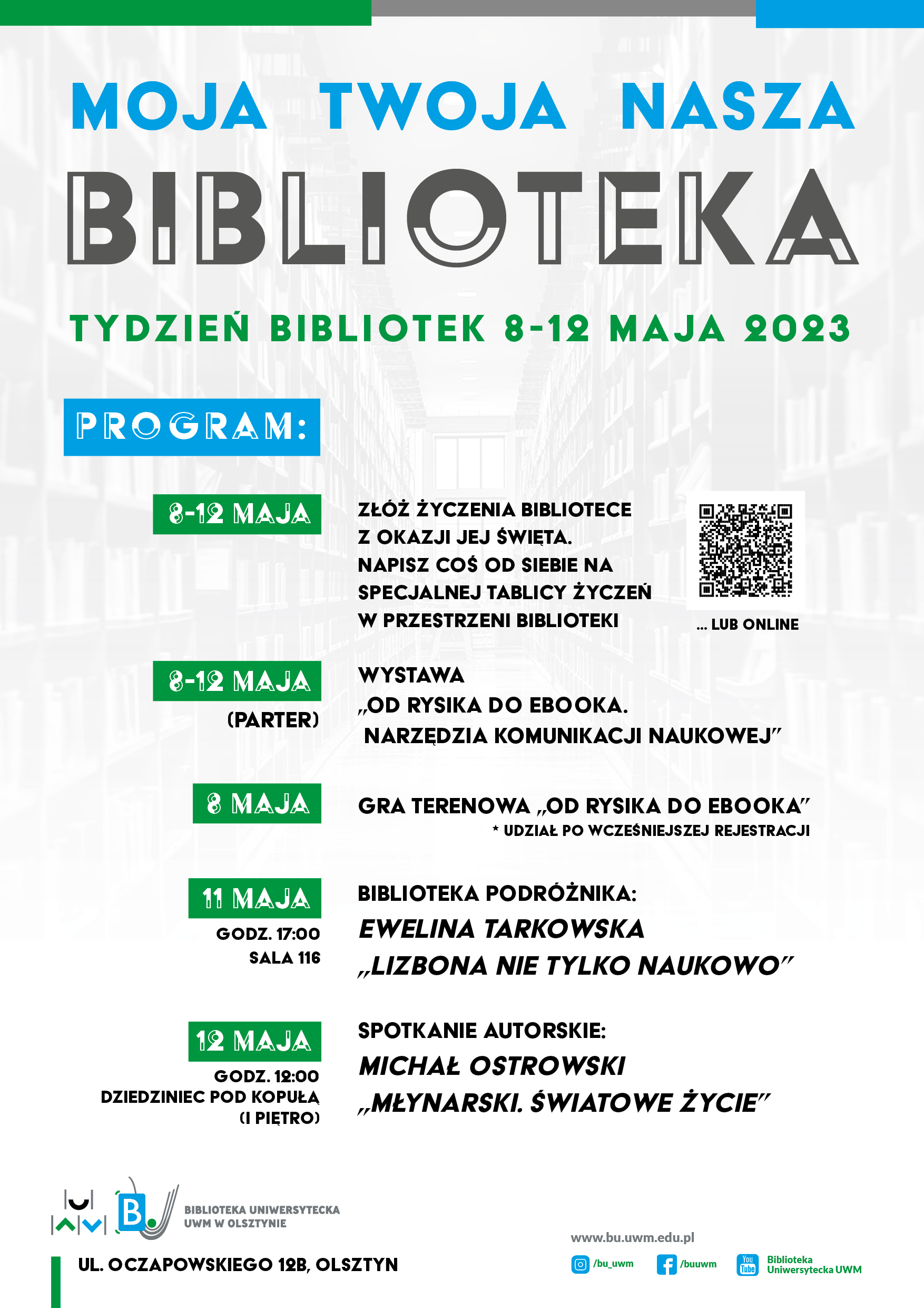 plakat Tydzień Bibliotek