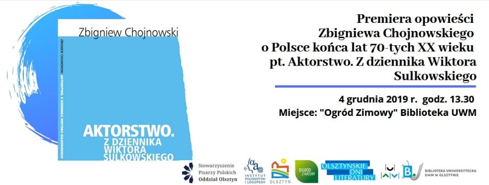 spotkanie autorskie chojnowski 2019